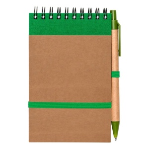 AX™ Notebook approx. A6 with ball pen | Chapman - Img 12