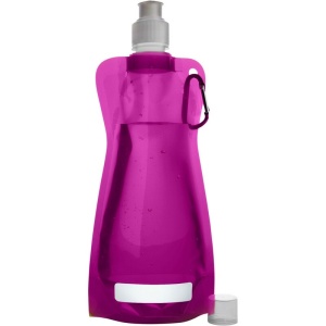 AX Sticlă de apă pliabilă 420 ml cu clemă tip carabină