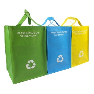 AX Saci de gunoi reciclabili, 3 buc | Justin