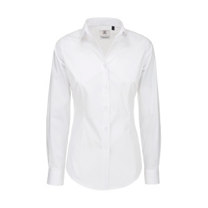 B&C Cămașă Black Tie LSL/damă din poplin