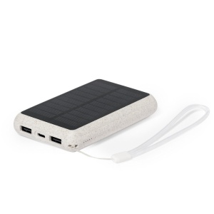Baterie externă din paie de grâu 5000 mAh, încărcător solar