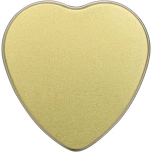 Blissful heart-shaped tin candle with vanilla aroma - Img 6