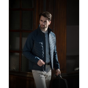 Bloomsdale Men - Jachetă hibridă confortabilă Carcasă din nailon: 38g/m²| Coajă moale: 270 g/m²| Căptușeală: 65 g/m²