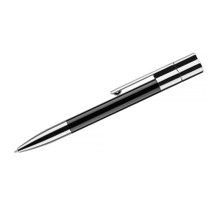 BLUE C™ Ball pen with USB flash drive 16 GB BRAINY