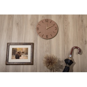 BLUE C™ Wall clock NATURAL