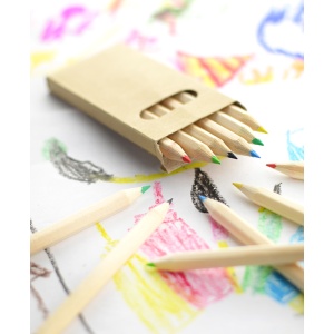 BLUE C™ Colour pencils 6 pcs BARVA