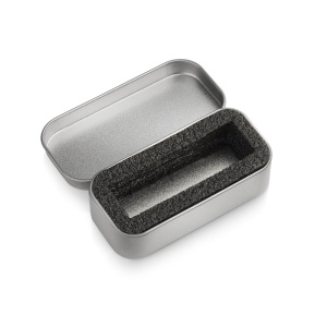 BLUE C™ Small tin box for bigger USB flash drives (with inset)