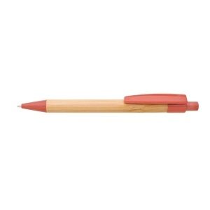 BORGO STRAW Bamboo/Straw/Plastic ballpoint pen - Img 7