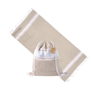 Carey - Drawstring Bag Pareo 100% Recycled Cotton 170 g/ m2 - Img 7