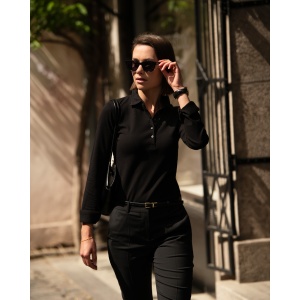 Carlington Women - Polo cu mânecă lungă de lux Material: 230 g/m²