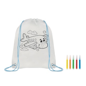 CARRYDRAW Non woven kids bag with pens - Img 3