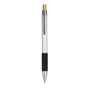 Click pen in aluminum. Colored grip with velvety effect, clip and metal details - Img 17
