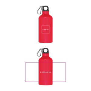 CM™ Sticlă din aluminiu cu carabină, 500ml