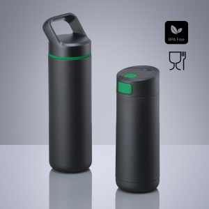 CO Expedition Set: cană de cafea 450 ml și sticlă din oțel 650 ml