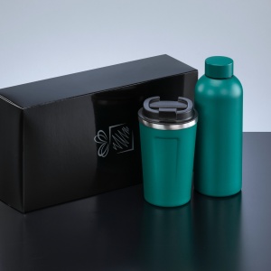 CO Nordic Set: sticlă termică pentru apă 500 ml și cană termică 350 ml