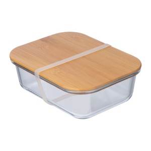 EA Glass lunchbox with bamboo lid