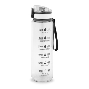 ERIKSSON. Bottle made from recycled PET (100% rPET), featuring motivational phrases and time markings to encourage you to drink water - Img 6