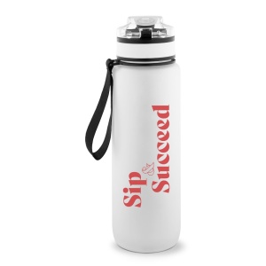 ERIKSSON. Bottle made from recycled PET (100% rPET), featuring motivational phrases and time markings to encourage you to drink water - Img 9