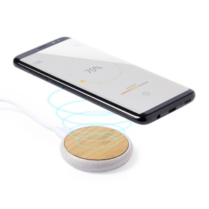 Fiore - Charger Wheat Straw/ Bamboo Wireless 10W - Img 3