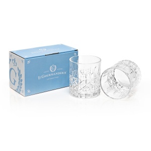 GC La gourmanderie set 2 glasses. in gift box
