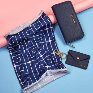 GC Multipurpose polyester band guy laroche. blue - Img 2