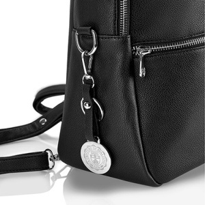 GC Rucsac spalding de damă din pvc negru cu inel de breloc. din tnt - Img 2