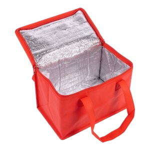 Geantă frigorifică din material nețesut laminat, cu interior argintiu - Img 16