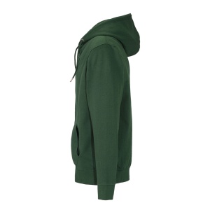 Hanorac unisex cu fermoar din bumbac regenerat și poliester 280 g/m2 - Img 3