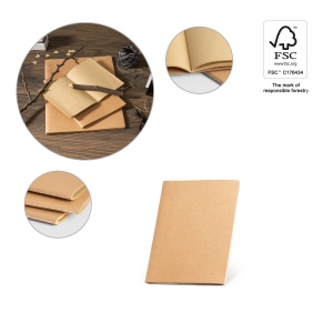 hi!™ ALCOTT A6 Notepad cu coperta de carton (250 g/m²) și pagini simple - Img 4