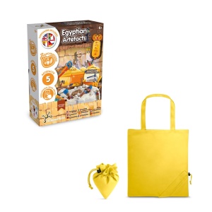 hi!™ Ancient Egypt Excavation Kit V Joc educațional furnizat cu o pungă de cadou pliabilă 190T
