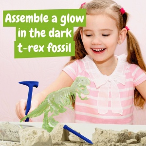 hi!™ Fossil Excavation Kit II Joc educațional furnizat cu o pungă cadou din hârtie kraft (90 g/m²)