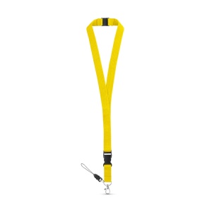 hi!™ MURRAY Lanyard din poliester cu carabina metalică