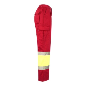 hi!™ VL ATHENA Two-tone twill (210g/m²), padded, multi-pocket trousers in cotton (20%) and polyester (80%) - Img 28