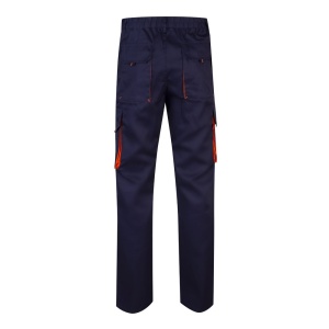 hi!™ VL HYPNOS Pantaloni de twill cu buzunare multiple în două tonuri (200g/m²), din bumbac (35%) și poliester (65%)