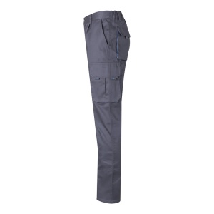 hi!™ VL HYPNOS Pantaloni de twill cu buzunare multiple în două tonuri (200g/m²), din bumbac (35%) și poliester (65%)