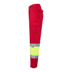 hi!™ VL POSEIDON LARGE Pantaloni din twill cu buzunare multiple în două tonuri (210g/m²), din bumbac (20%) și poliester (80%)