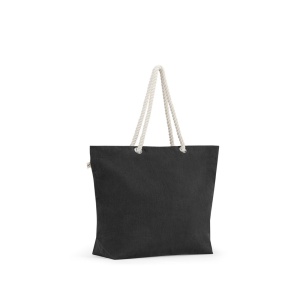 HI ATHENS. Sacoșă de plajă din bumbac reciclat (70%) și poliester reciclat (30%) (220 g/m²) - Img 3