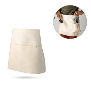 HI CHICORY. Multi-purpose apron in cotton canvas (260 g/m²)