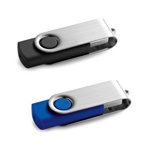 HI CLAUDIUS 32 GB. 32 GB USB flash drive with metal clip - Img 3