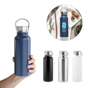 HI DUPLANTIS. Stainless steel bottle (36% recycled) with vacuum insulation 810 mL