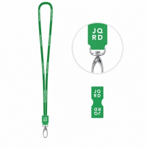 HI Eșantion tipărit de Lanyard TUBE JACQUARD Long (Ø 7 mm)