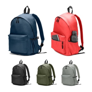 HI ROSARIO. Classic backpack with a timeless design in 600D recycled polyester