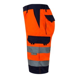 HI VL HADES. Two-tone multi-pocket Bermuda shorts (210g/m²), in cotton (20%) and polyester (80%) - Img 7