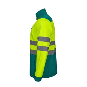 HI VL HESTIA LARGE. Two-tone soft shell jacket (280g/m²), with fleece lining and TPU membrane, in polyester (96%) and elastane (4%) - Img 11