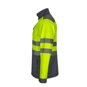 HI VL HESTIA. Two-tone soft shell jacket (280g/m²), in polyester (96%) and elastane (4%) - Img 9