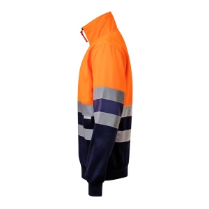 HI VL THOR. Hanorac bicolor (300g/m²) din fleece de poliester (100%) - Img 13