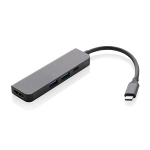 Hub Terra RCS din aluminiu reciclat cu intrare HDMI - Img 2