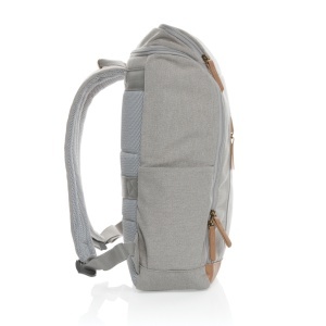 Impact AWARE™ 16 oz. recycled canvas 15" laptop backpack - Img 8