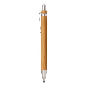 Long-lasting bamboo pencil with metal clip - Img 2