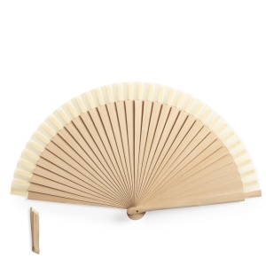 MAK Dubert - Hand Fan Wood/ Polyester - Img 4